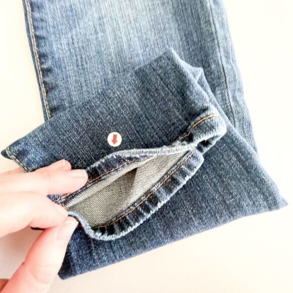 Lucky Brand Women's Jeans Swirl Sweet'N Straight Dragon Alley Blue Size 0 / 25 - Picture 7 of 12